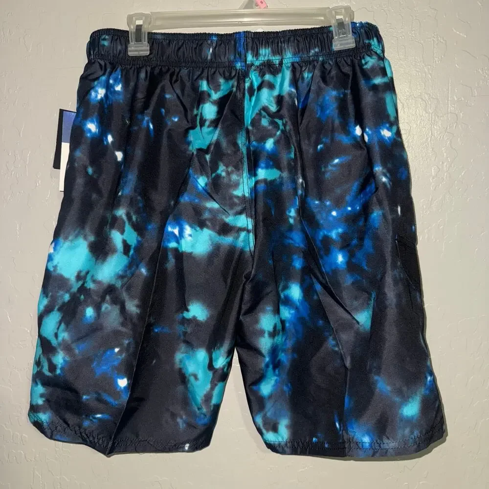 Kanu Surf Men's Standard Infinite Swim Trunks Regular Hurricane Navy Medium